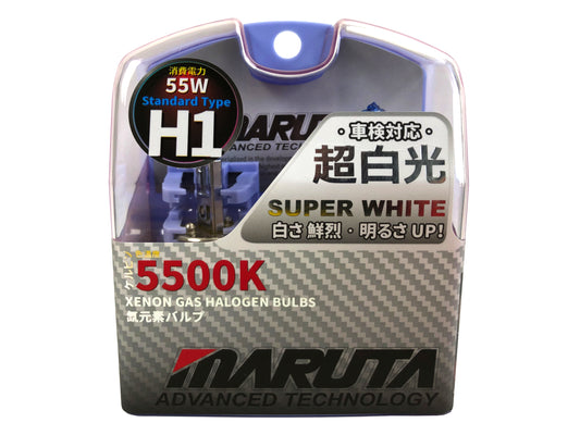MARUTA | MTEC H1 55W SUPER WHITE MT-437- Lampade alogene a gas allo xeno 5500K - marchio ECE - Bild 1