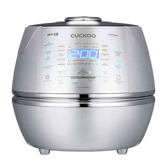 CUCKOO CRP-DHSR0609F Steam Pressure Rice Cooker 1080ml 6 cups | IH Induction Heating Technology | Programmable | GABA Rice | DSP Technology | Safety Steam Valve - Bild 1