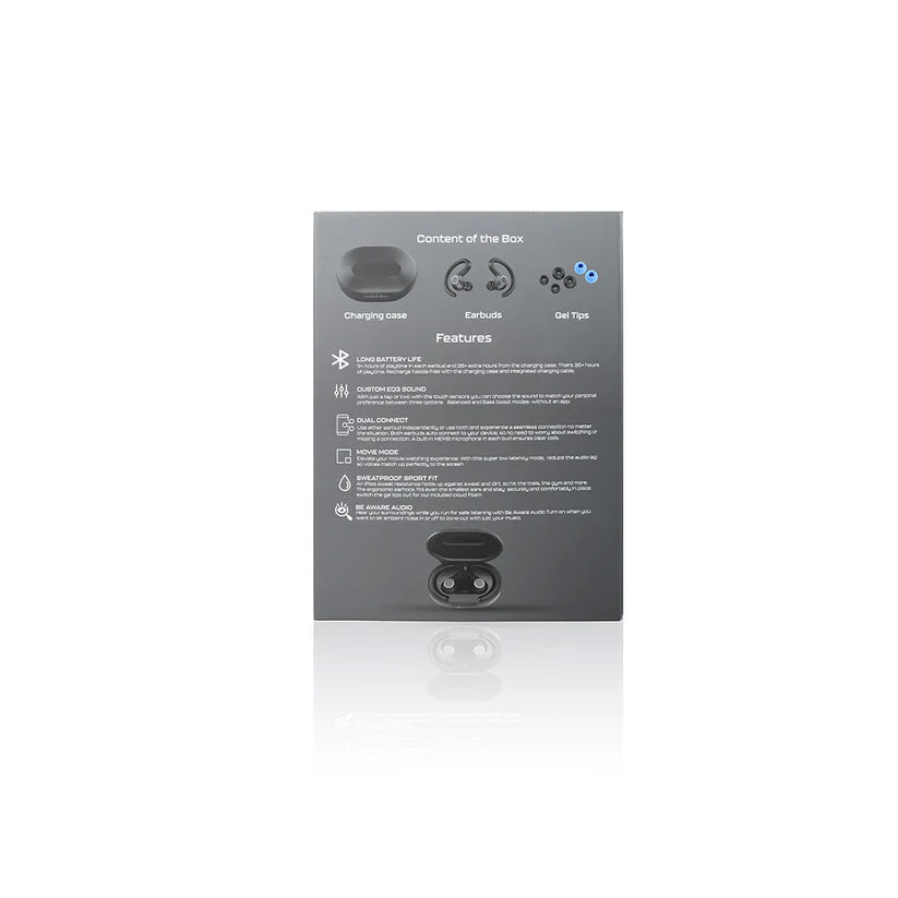 SonidoLab Sensory Pro ANC Wireless Earbuds auricolari senza fili, 36h di libertà, 24h ANC, connettività doppia, forma ridotta, controlli touch - Bild 5