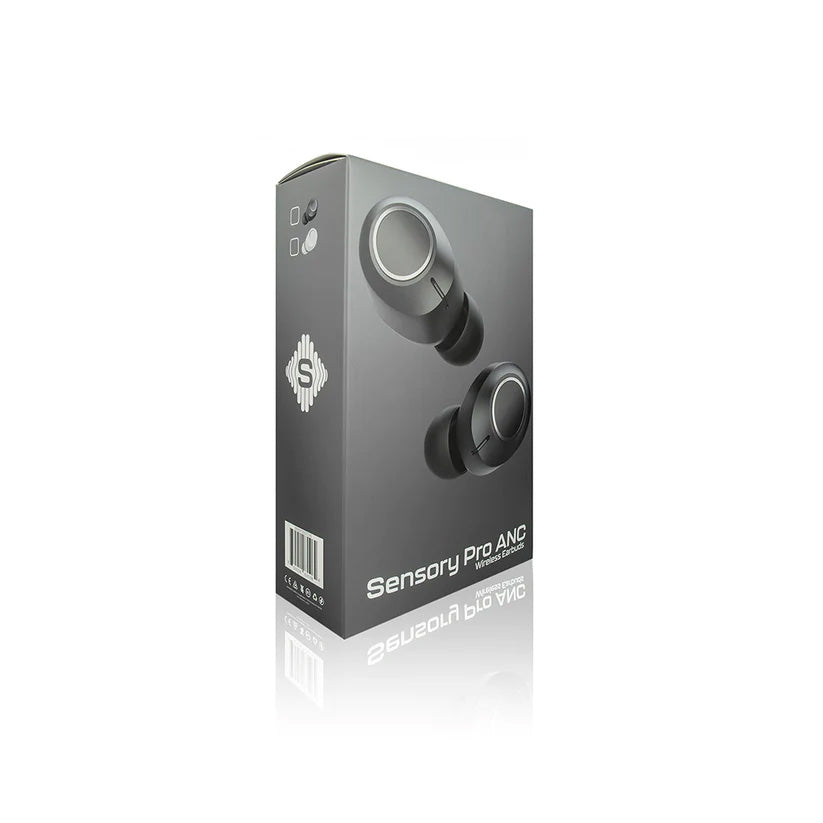 SonidoLab Sensory Pro ANC Wireless Earbuds auricolari senza fili, 36h di libertà, 24h ANC, connettività doppia, forma ridotta, controlli touch - Bild 4