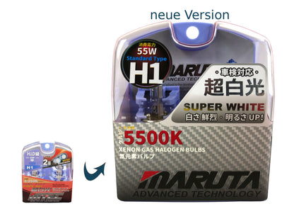 MARUTA | MTEC H1 55W SUPER WHITE MT-437- Lampade alogene a gas allo xeno 5500K - marchio ECE - Bild 8